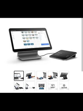 Square Register POS System in Dark Gray